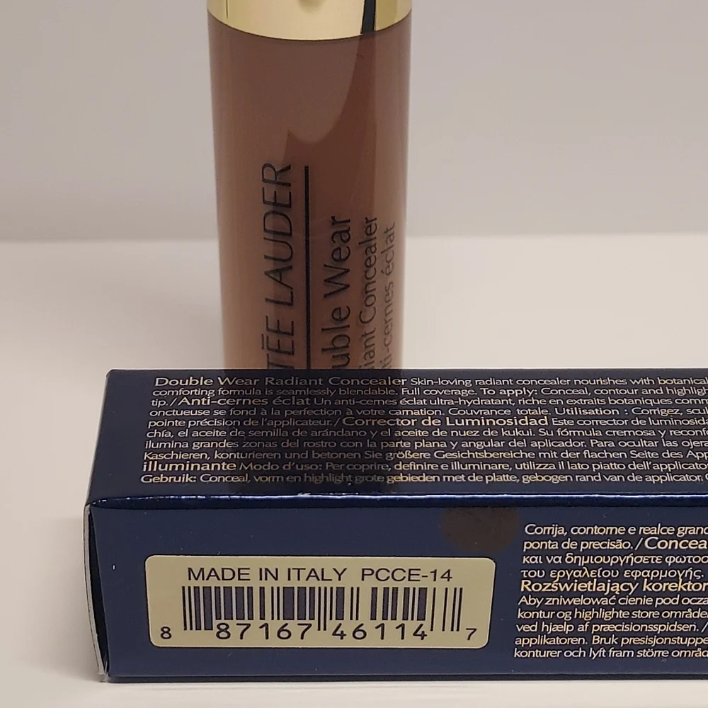 ESTEE LAUDER Double Wear Radiant Concealer *4C Medium Deep (COOL)* / 0.34 oz/NIB